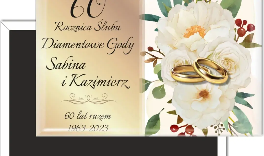 Diamentowe Gody: Jak nazwać i uczcić 60. rocznicę ślubu?