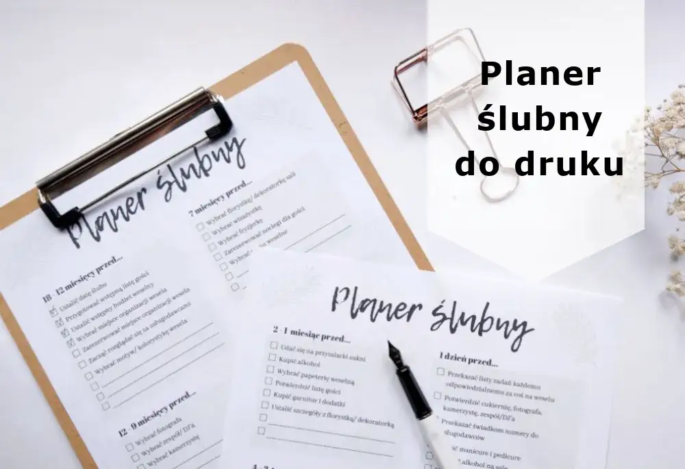 planowanie ślubu harmonogram