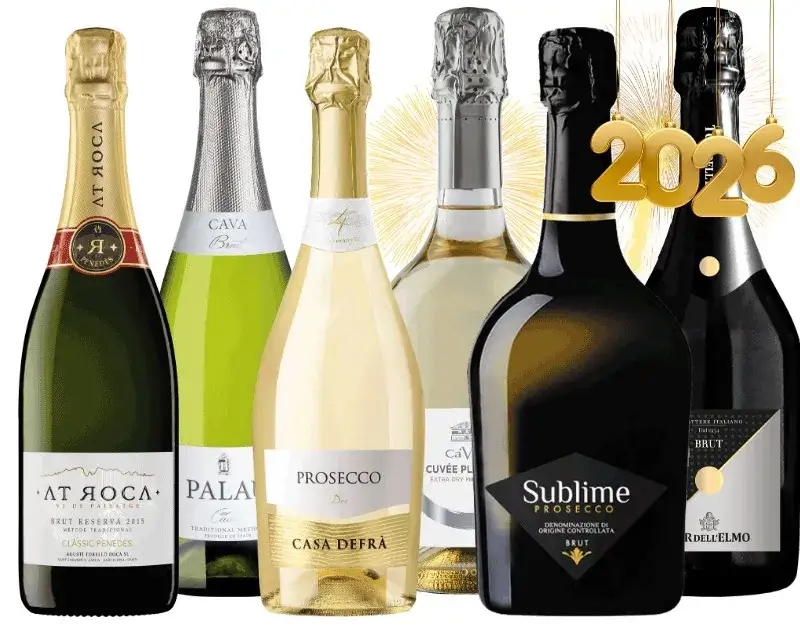 rodzaje win musujących szampan prosecco cava butelki